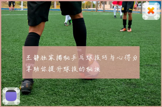 王静独家揭秘乒乓球技巧与心得分享助你提升球技的秘诀