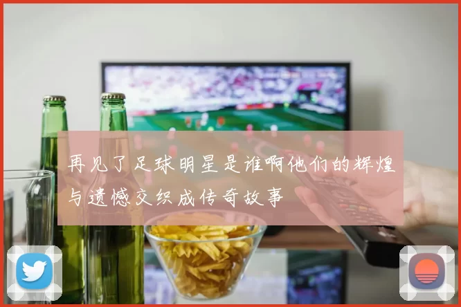 再见了足球明星是谁啊他们的辉煌与遗憾交织成传奇故事